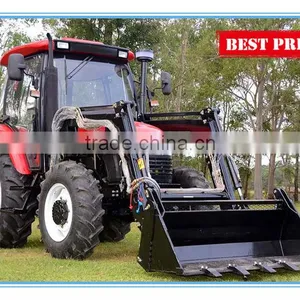 55HP X4x Tractor With Front End Loader, 4in1 Bucket With Teech and Mesh thumbnail-4