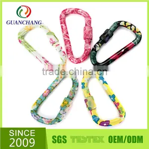 Stainless Colorful Printed Aluminum Carabiner Hook thumbnail-5