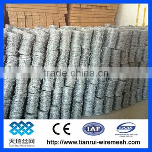 Galvanized/pvc Coated Barbed Wire (reverse Twist or Nromal Twist ) thumbnail-3