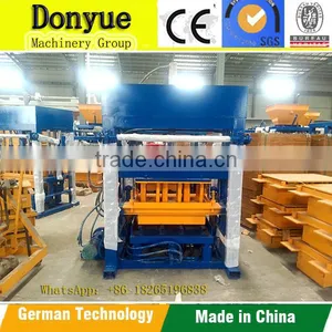 Habiterra Block Machine Qt4-25 Automatic Hydraulic Concrete Block Making Production Line Price thumbnail-2