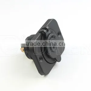 Car/Motorcycle Front One Hole Waterproof 12V Merit Socket + Standard Nut And Merit Cover thumbnail-2