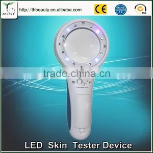 Mini Magnifier Skin Detection 8 White Lights and 6 Bule Lights Check Pigmented Skin and Dead Skin thumbnail-3