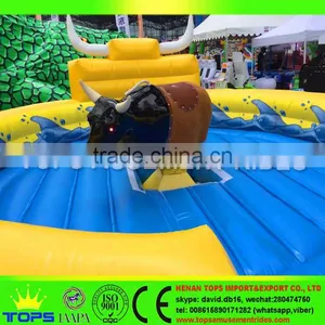 2017 New Look Inflatble Mechanical Rodeo Bull Mat/machine Rodeo Bull Mat/mechnical Bull Ride for Sale thumbnail-2