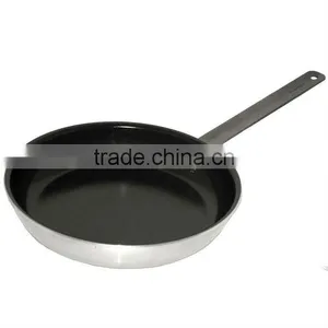Professional Aluminum Nonstick Frying Pan Cookware With Silicon Handle Sanded Exterior Kitchen Cooking thumbnail-1