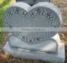 Heart Shape of Granite Gravestone thumbnail-1