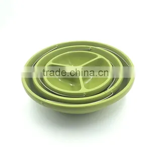 Plastic 3 Tier Fruit Tray, Sushi Divider Plate With Stealth Magnet Parts Fold thumbnail-4