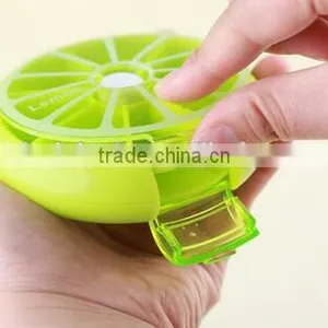 Cy273 Health Care Medicine Pill Box Lemon Shaped Sort Vitamin 7 Day Weekly Holder Tablet Storage Case Container Cases Travel thumbnail-5
