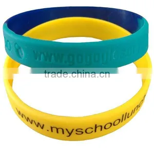Fast Delivery Small MOQ Cheap Custom Silicone Bracelets thumbnail-1