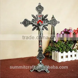 Church Decoration Metal Religious Jesus on the Cross Figures thumbnail-4
