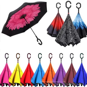 New Invention Reverse Umbrella Logo Advertising Promotional Umbrella thumbnail-3