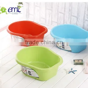 Plastic Foot Massage Bucket Without Handle thumbnail-1