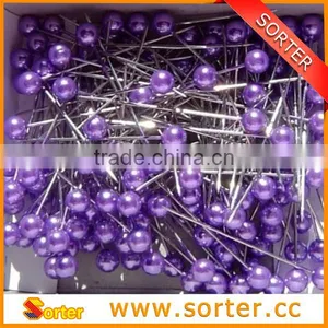 Straight Pearl Head Pin 38*0.6mm 40 Pcs Each Wheel Head Pin thumbnail-1