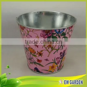 Handicraft Multi-using Excellent Design Flower Printing Home Goods Flower Pots thumbnail-6