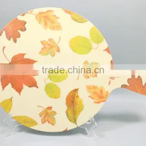 Top Quality Colorful Melamine Cutting Chopping Board With Handle thumbnail-1
