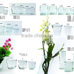 Factory Direct Sales Different Size Clear Glass Vase thumbnail-1