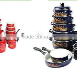 Hot Sale Enamel Casserole 24pcs Set thumbnail-1