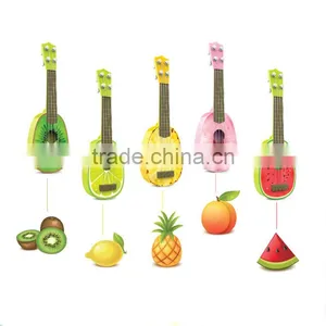 Promotional Gift Children Musical Toy Plastic Fruit Acoustic Guitar Toy for Kids thumbnail-2