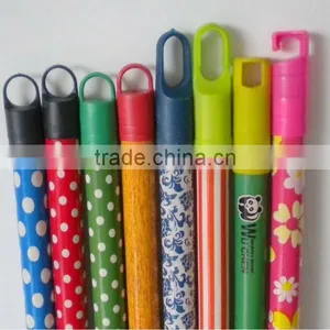 Factory PVC Coated Wooden Mop Handle thumbnail-1