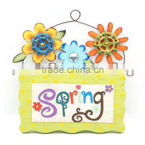 Spring Beautiful Flower Wooden Garden Plaque thumbnail-1