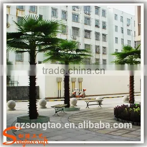 2.5m Hight New Product Large Outdoor Plastic Artificial Palm Trees for Sale thumbnail-1