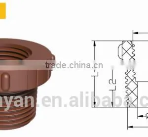 TY High Quality PP Threaded Pipes&fittings FEMALE MALE ADAPTER Eco-friendly Cheap Price Full Size Factory Price List Discount thumbnail-1