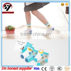 Quality Wholesale Lovely Custom Organic Cotton Baby Socks Cartoon Tube Sock/ Baby Short Tube Socks thumbnail-3