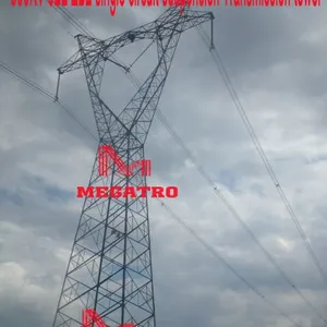 MEGATRO 500KV 5B2 ZB2 Single Circuit Suspension Transmission Tower thumbnail-3