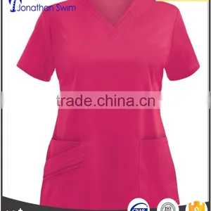 2017 Fashion Neck Design With the Most Popular Colorful Hospital Scrub Uniform thumbnail-5