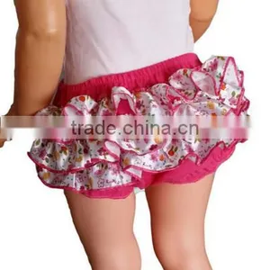 Cute Baby Bloomers Floral Ruffled Summer Underwear Bloomers thumbnail-2