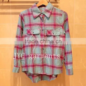 Twill Double Collar Women Formal Shirts thumbnail-1