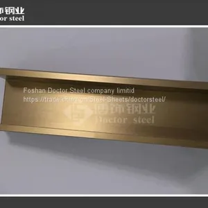 Hairline Rose Golden Stainless Steel Sheet 304,stainless Steel Plate PVD thumbnail-4