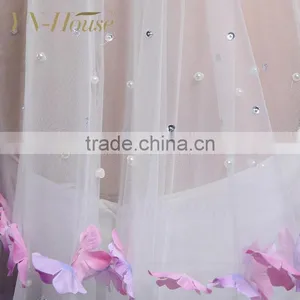 2016 Newest Colorful Plume Veil thumbnail-1