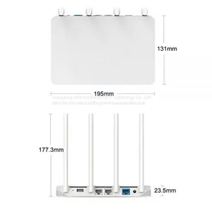Xiaomi WiFi Router 3 Smart Router 4 Antennas 1167Mbps 802.11ac B/g/n WIFI Dual Band 2.4G/5G Supports APP Control thumbnail-5