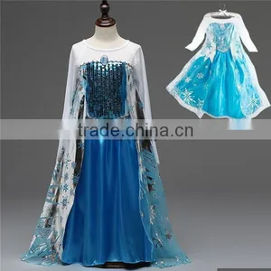 High Quality Frozenparty Dresses for Girls,girl's Birthday Dresses thumbnail-3