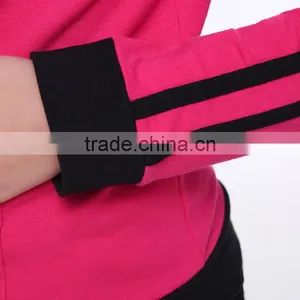 Fashion Girls Jogging Suit Kids Gymnastics/Sport Suits Hoodies And Pants With Pockets thumbnail-6