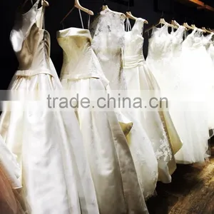 2017 Elegant Beadings Mermaid V-neck Straps Floor-length White Lace Wedding Dress F13502 thumbnail-5