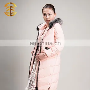 Latest Genuine Outdoor Women Winter Light Down Jacket With Fox Collar thumbnail-1