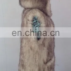 Genuine Possum Fur Long Vest for Women thumbnail-6