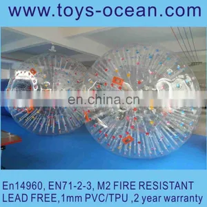 DIA 3m TPU Clear Color Inflatable Body Zorb Ball thumbnail-1