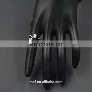 MCR-0064 Wholesale Latest Magic Silver Star Diamond Ring thumbnail-3