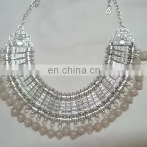 Tribal Style Latest Design Coin Weave Necklace Trendy Style 2015 thumbnail-1