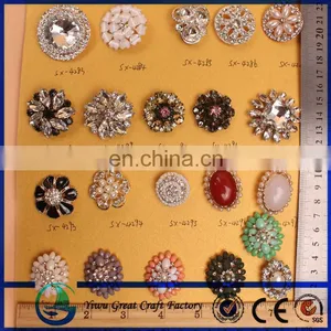 Crystal Rhinestone Button Manufacture in YIWU thumbnail-3