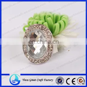 Hot Colorful Resin Decorative Crystal Rhinestone Buttons thumbnail-1