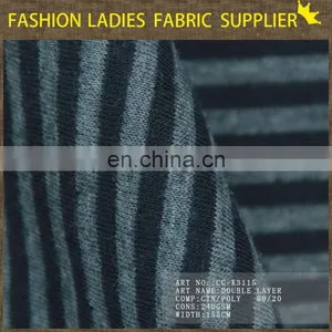 FASHION COTTON /POLYESTER KNITTING FABRIC, CTN/POLY 80/20 KNITTING FABRIC thumbnail-1