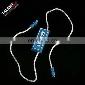 Custom Garment Brand Name Logo String Lock Seal Tag thumbnail-1