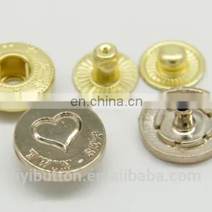 New Arrival Products, Shiny Side Matte Nickel Metal Snap Button, Snap Dome Button thumbnail-3