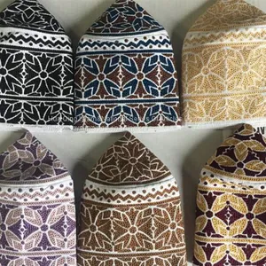 Latest Oman Hat / Muslim Cap / Arabian Cap / Oman Cap / Muslim Embroidered Cap thumbnail-3