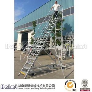 Aluminium Lightweight Platform Step Ladders With Height 4 M thumbnail-2