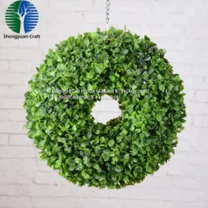 China Factory Artificial Christmas Wreath Grass thumbnail-1