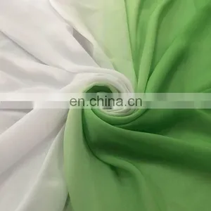 Wholesale Factory Price 100% Polyester 75D Gradient Chiffon Fabric For Dress thumbnail-1